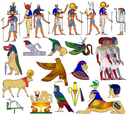 エジプトのパターン ベクトル