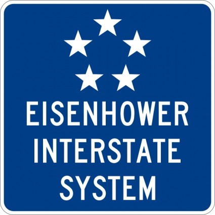 clipart d'Eisenhower système inter-États