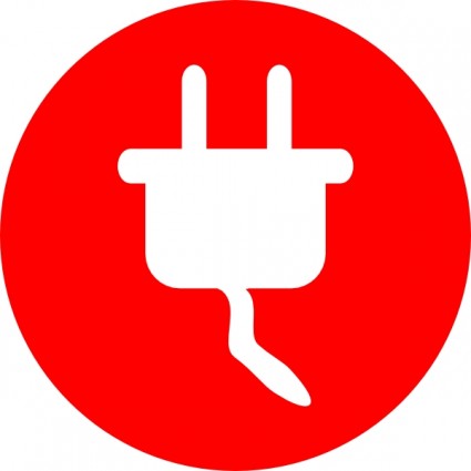 energía eléctrica enchufe icono clip art