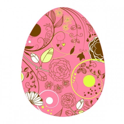 Elegant Pattern Eggs Vector
