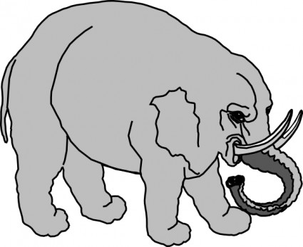 Gajah diisi clip art