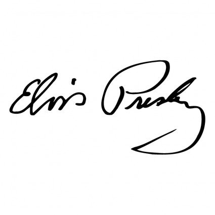 Elvis presley chữ ký