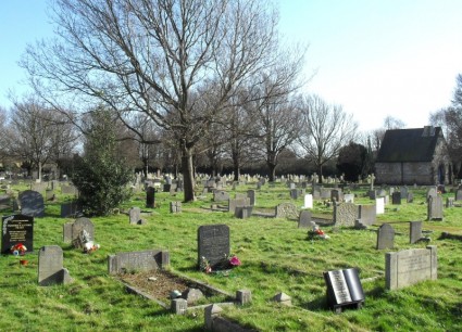 イギリスのイギリスの墓地