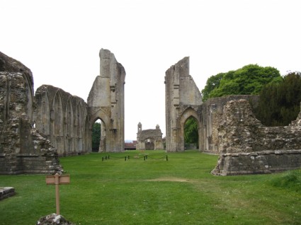 Inglaterra Gran Bretaña Abadía de glastonbury