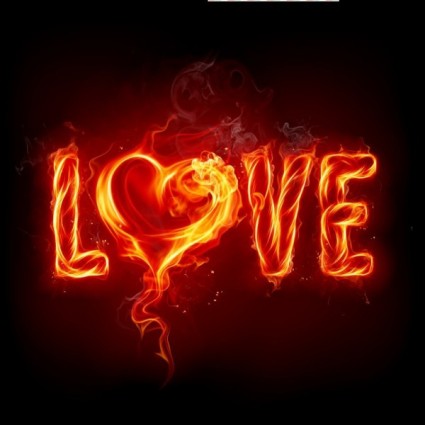 English Love Picture Burning