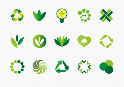 Environment Icons For Bio And Eco