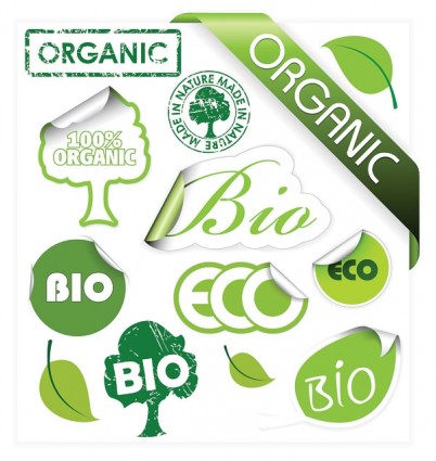 Environmental Theme Stickers Icon Vector