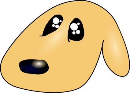 ericlemerdy かわいい悲しい犬のクリップアート