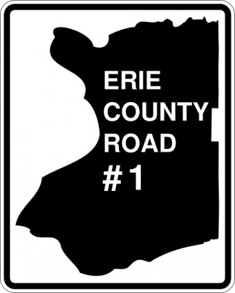 Erie county Route ny ClipArt