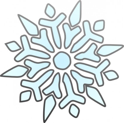 Erik Single Snowflake Clip Art