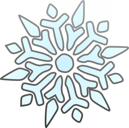 ClipArt di Erik singolo fiocco di neve