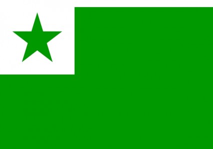 Bandeira do Esperanto clip-art