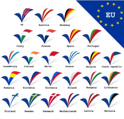 знаки и символы вектор ЕС