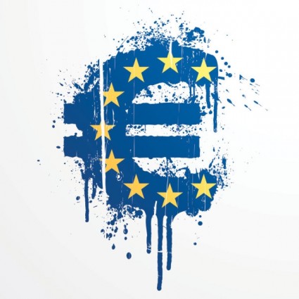 vetor de sinais e símbolos da UE