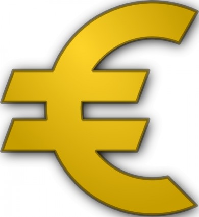 Euro tanda clip art