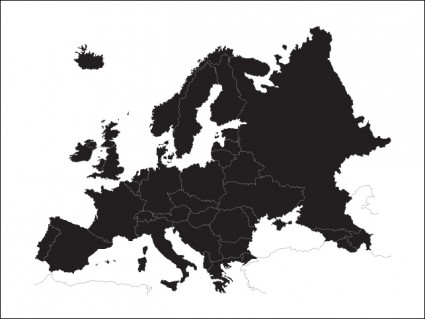 mappa di Europa