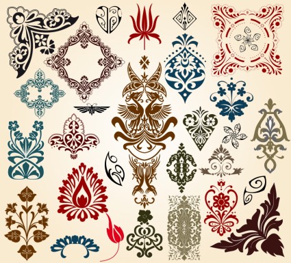 European Classical Pattern Totem Vector