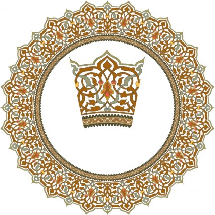 Europäische Krone Muster Vektor