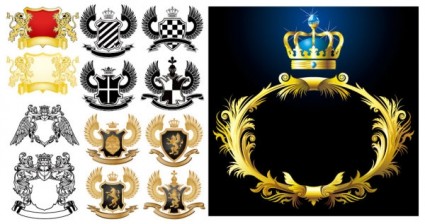 Europäischen königlichen Muster Vektor