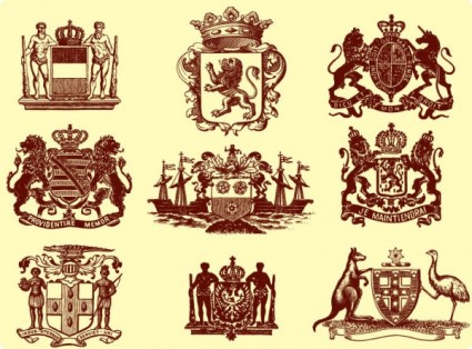 europejskich royal wektorowych