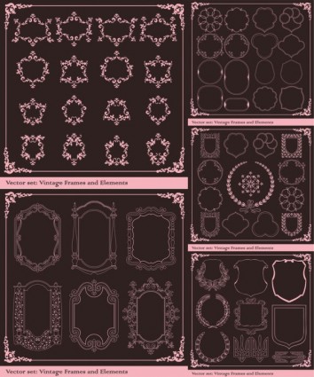 Europeanstyle Lace Border Vector Classic