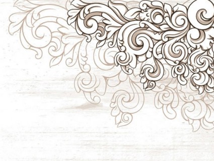Europeanstyle Lace Border Vector Pattern