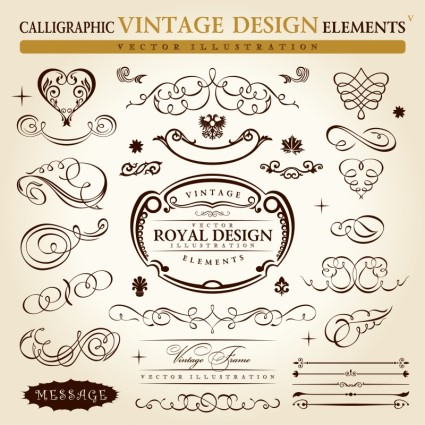 Europeanstyle Lace Pattern Vector Elements