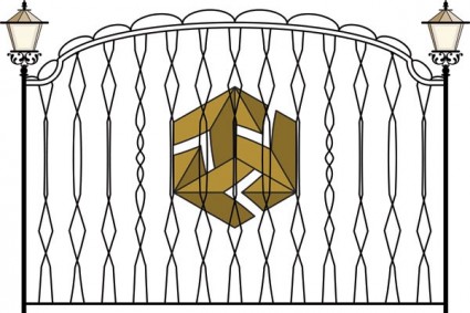 vecteur de clôture fer attestation modèle