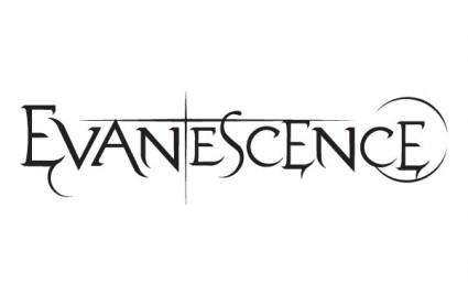 logotipo de banda de rock Evanescence