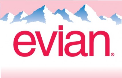logotipo de Evian