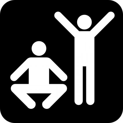 exercice ou gym zone images clipart