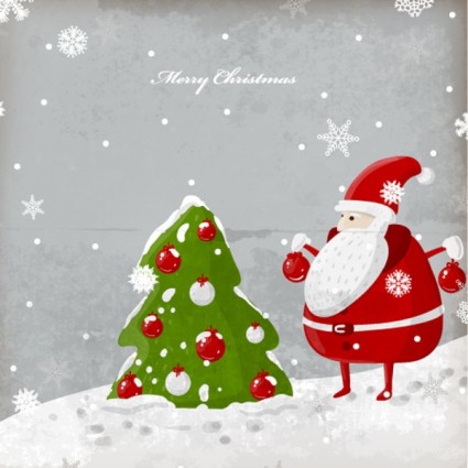 Exquisite Christmas Illustration Vector