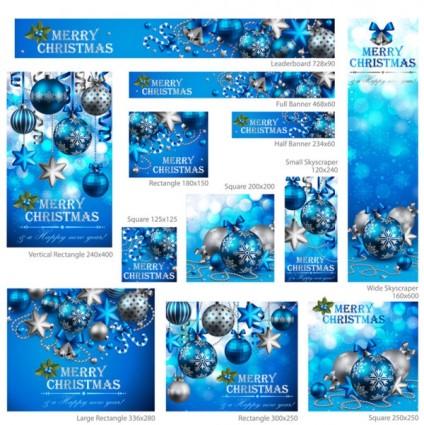 Exquisite Christmas Promotional Vector