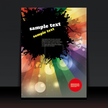 Exquisite Cover Template Vector