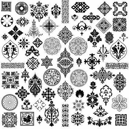 Exquisite Pattern Vector Classical Tradition