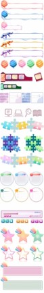 Exquisite Patterns Vector Cute Pattern