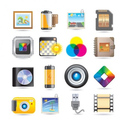 Exquisite Technology Icon Vector