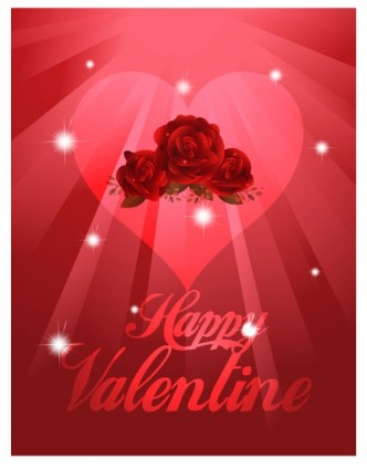 Exquisite Valentine Background Vector