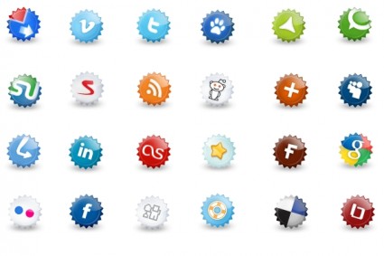 erweiterten Satz von social Icons Icons pack