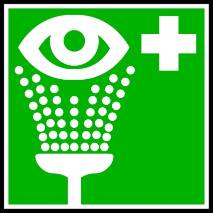 lavage nettoyage clipart médical des yeux