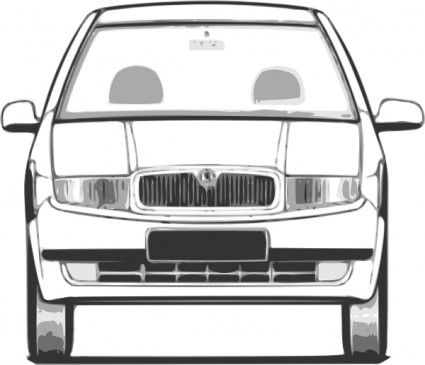 Fabia Frontansicht ClipArt