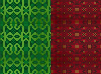 Fabric Tissue Kilt Red Green From Scotland