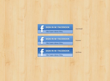 facebook 登录按钮