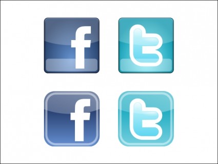Facebook Twitter icons