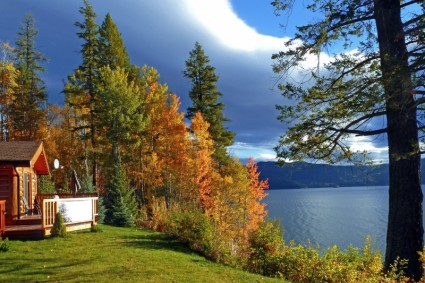 automne automne lac