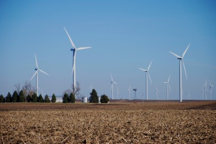 ферма ветра машин ветровых турбин