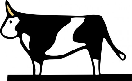 ClipArt di agricoltura mucca