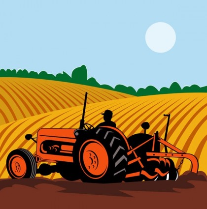pertanian ilustrator vektor