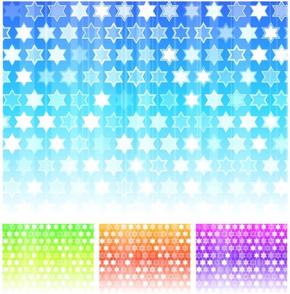 Fashion Colorful Background Vector Hexagonal