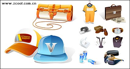 biens matériels de mode icône vector